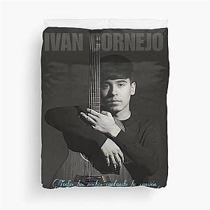 Ivan Cornejo - Esta Dañado Song Best line_Blue Highlight Duvet Cover